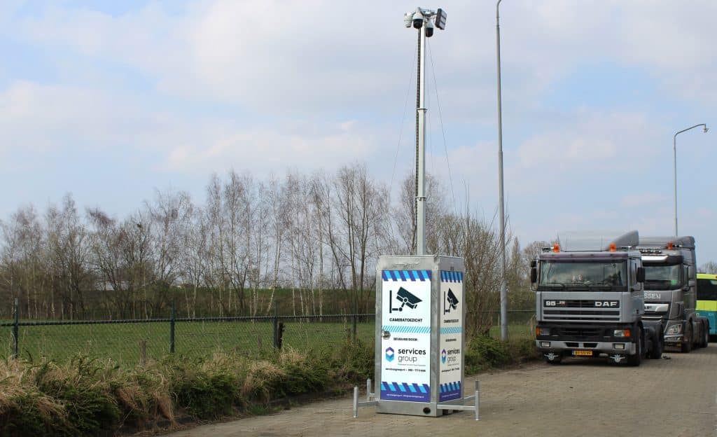 tijdelijke camerabeveiliging (Tijdelijke) camerabeveiliging